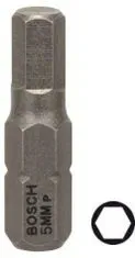 BOSCH Professional šroubováky bit zvlášť tvrdý Extra-Hart HEX 5, 25 mm 1 ks (2607001726)
