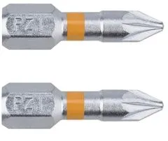 Narex Bity Super Lock S2/Cr - PZ1-25 ORANGE - 2 ks (65404452)