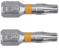 Narex Bity Super Lock S2/Cr - T20-25 ORANGE - 2 ks (65404462)