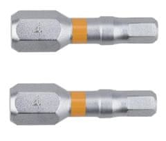 Narex Bity Super Lock S2/Cr - H4-25 ORANGE - 2 ks (65404470)