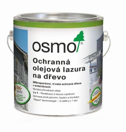 OSMO Ochranná olejová lazúra EFEKT 0,75l strieborný grafit 1142 (12100242)