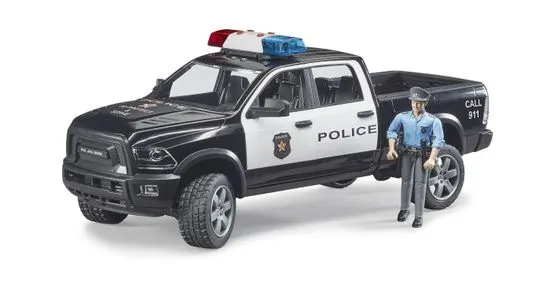 BRUDER Policajné auto RAM s policajtom