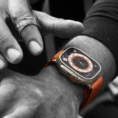 Apple Watch Ultra Cellular, 49mm Titanium Case with Orange Alpine Loop Medium MQFL3CS/A