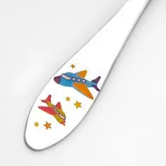Polievková detská lyžica lietadla 1 ks