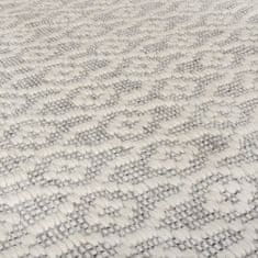Flair Kusový koberec Nur Wool Dream Grey/Ivory 80x150
