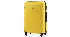 Wings Cestovný kufor stredný W17, žltý,66x43x25