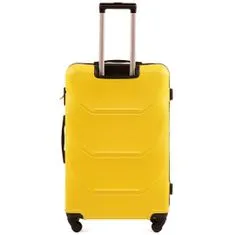 Wings Cestovný kufor stredný W17, žltý,66x43x25