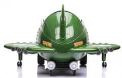 Eljet Detské elektrické vozidielko lietadlo, zelená