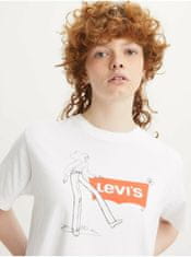 Levis Biele dámske tričko Levi's For Gals XXS