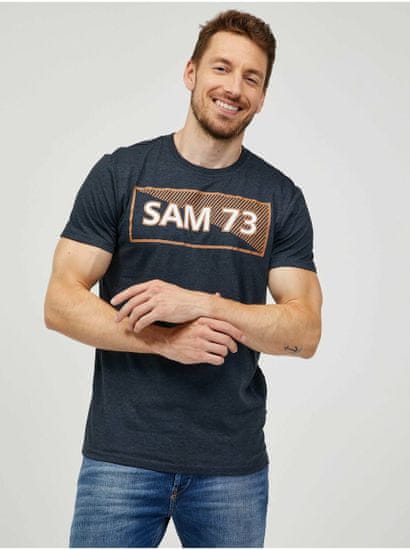 SAM73 Tmavošedé pánske tričko SAM 73 Fenri