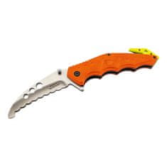 Herbertz Solingen 535113 jednoručný záchranársky nôž 8,7cm, G10, oranžová