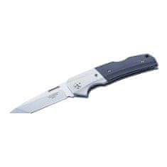 Herbertz 598212 vreckový nôž 8,7cm Tanto, G10, nerezová oceľ, CNC povrch, čierna