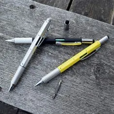 Northix Multifunkčné pero 6 v 1 pre domácu fixátor – žlté 