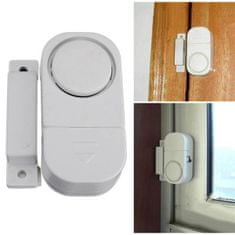 Northix Kompaktný a ľahko montovateľný okenný a dverný alarm / 90 dB 