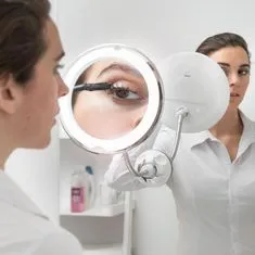 Northix Make-up zrkadlo s lupou a LED 