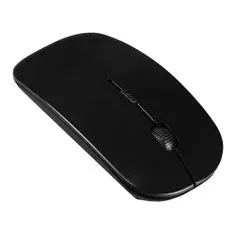 Northix 2,4 GHz bezdrôtová myš – super tenký dizajn – čierna 