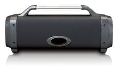 LENCO SPR-100 - Prenosný Boombox s vysokým výkonom, FM rádio, USB, micro SD, Bluetooth, odolný proti striekajúcej vode.
