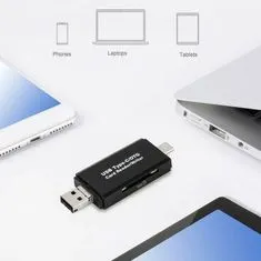 Northix Čítačka kariet – USB Type-C/USB 3.0 