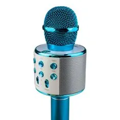 Northix KTV - Bezdrôtový Karaoke Mikrofón - Modrý 