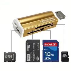 Northix All-in-One USB čítačka pamäťových kariet 