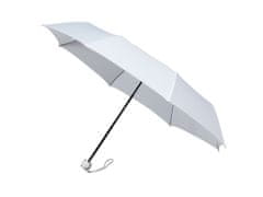 miniMAX® Manual skladací jednofarebný dáždnik biely