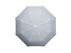 miniMAX® Manual skladací jednofarebný dáždnik biely