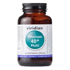 VIRIDIAN nutrition 40+ Woman Multivitamín (Natural multivitamín pre ženy), 60 kapsúl