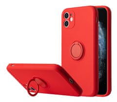 Universal Vennus Silicone Ring iPhone 13 Pre Červené