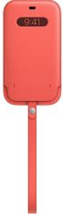 Apple kožený návlek s MagSafe pro iPhone 12 Pro Max, ružová