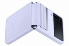 SAMSUNG flipový kožený kryt pro Galaxy Z Flip4, fialová