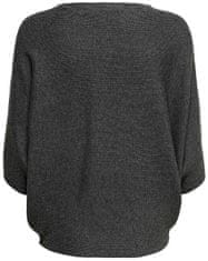 Dámsky sveter JDYNEW Regular Fit 15181237 Dark Grey Melange MELANGE (Veľkosť XS)