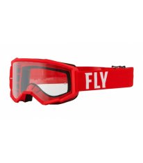 Fly Racing Okuliare FOCUS, FLY RACING (červená/biela)