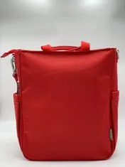 Klarion Červená štýlová retro školská taška na knihy s britským motívom Lily