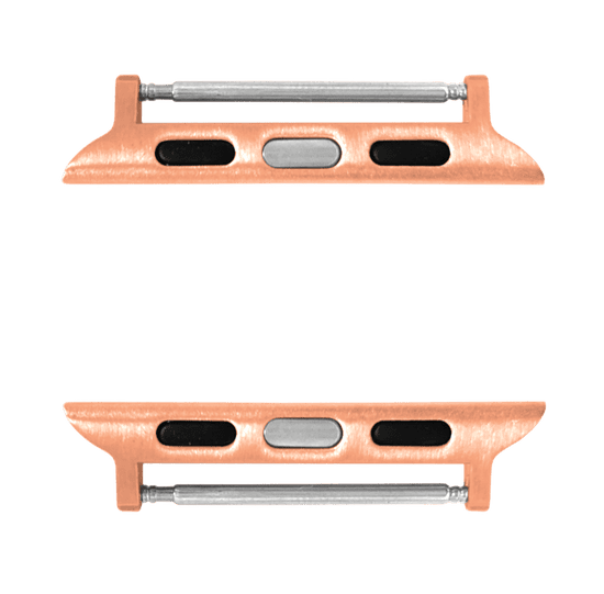 LAVVU Ružovo-zlaté konektory pre APPLE WATCH 38-40 mm