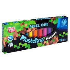 Astra Školská plastelína 12 farieb MINECRAFT Pixel One, 303221005
