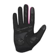 Etape Paola+ cyklistické rukavice čierna-ružová Veľkosť oblečenia: L
