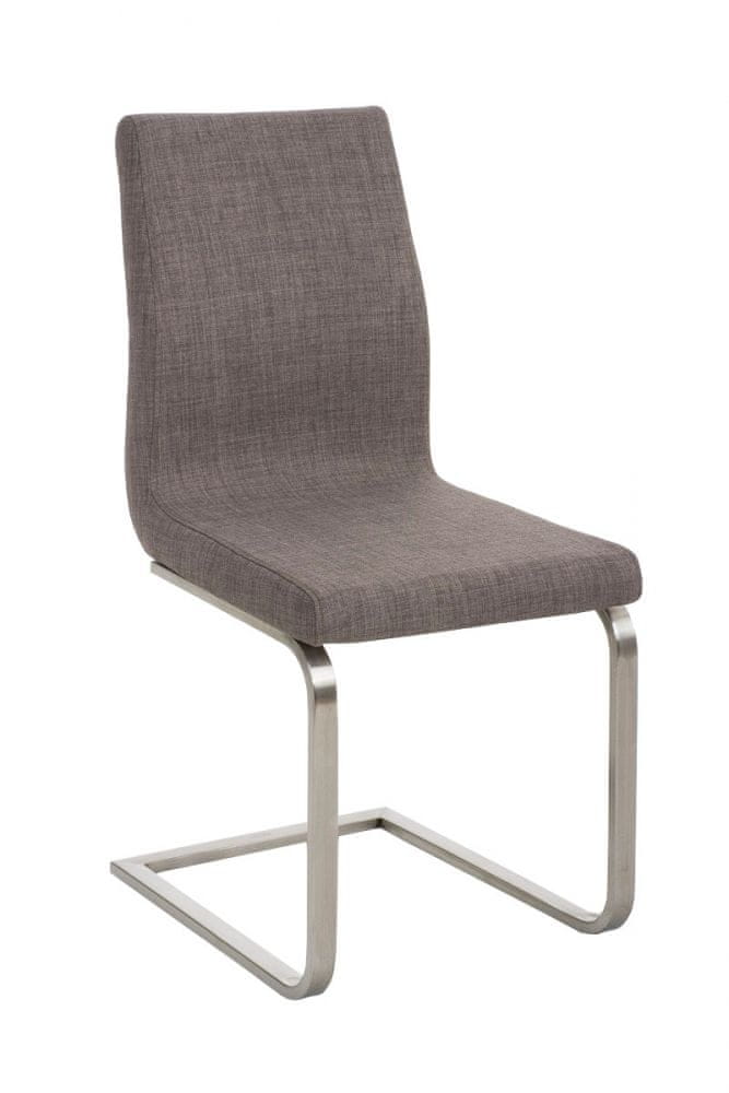 BHM Germany Jedálenská stolička Belfort, textil, šedá