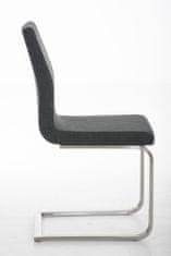 BHM Germany Jedálenská stolička Belfort, textil, tmavo šedá