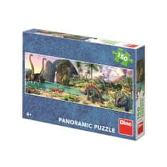 Dino Toys Puzzle 150 dielikov Dinosaury pri jazere panoramatické