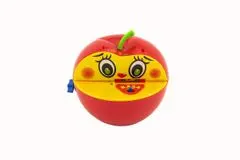 Rappa Pokladnička červené jablko s červíkom na kľúčik