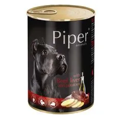 Piper ADULT 400g konzerva pre dospelých psov hovädzia pečeň a zemiaky
