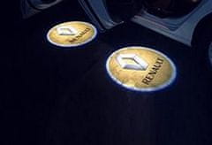 Zapardrobnych.sk LED projektor logá značky automobilu, 2 ks, Renault