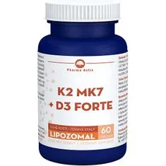 Lipozomálna K2 MK7 + D3 Forte 60 kapsúl