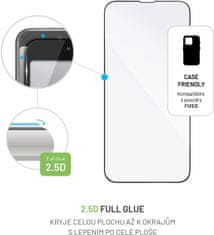 FIXED ochranné sklo Full-Cover pro Apple iPhone 14 Plus, s lepením přes celý displej, čierna