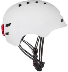 Bluetouch Bezpečnostná helma biela s LED - L