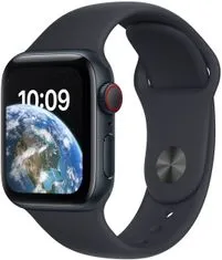 Apple Watch sa 2022, Cellular, 40mm, Midnight, Midnight Sport Band