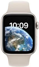 Apple Watch sa 2022, Cellular, 44mm, Starlight, Starlight Sport Band