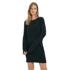 Vero Moda Dámske šaty VMDOFFY Relaxed Fit 10215523 Pine Grove MELANGE (Veľkosť S)