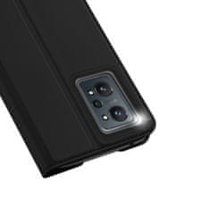 Dux Ducis Skin Pro knižkové kožené puzdro na Realme GT Neo 2, čierne