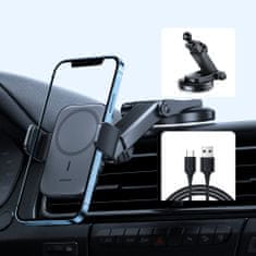 Joyroom JR-ZS295 Dashboard MagSafe magnetický držiak do auta 15W, čierny